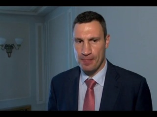 klitschko asked all the people of kiev with a special component to address the problem of heat conservation and preparation for the earth